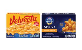 Velveeta Shells & Cheese and Kraft Deluxe Mac & Cheese